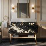 Pietre Notte Black Marble Vanity
